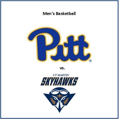 More Info for Pitt Men's Basketball vs. Tennessee Martin