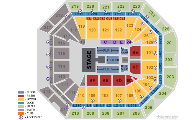 Springs Resort Casino Special Events Center Seating Chart